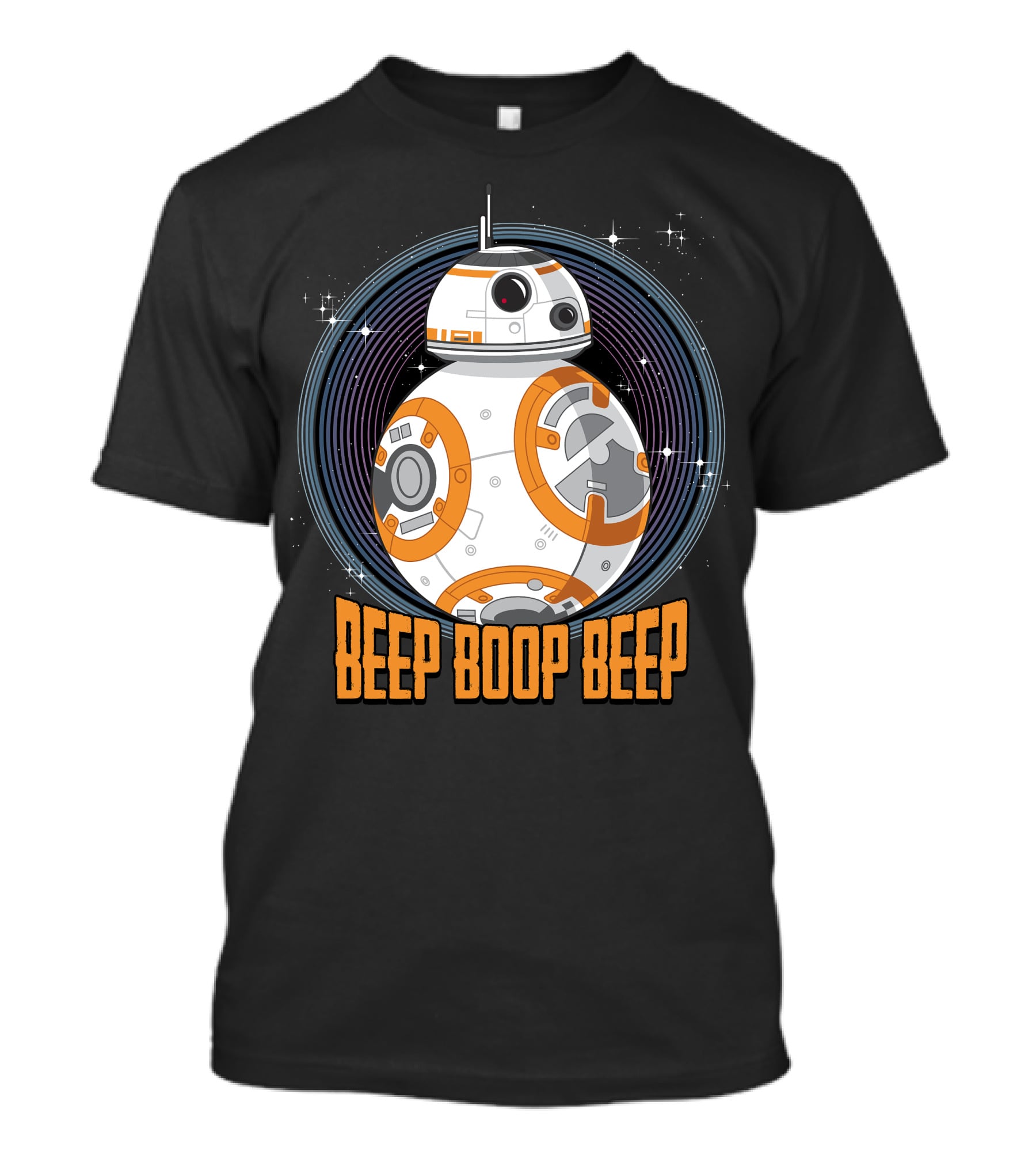 Star Wars BB-8 Beep Boop Beep Circle T-Shirt