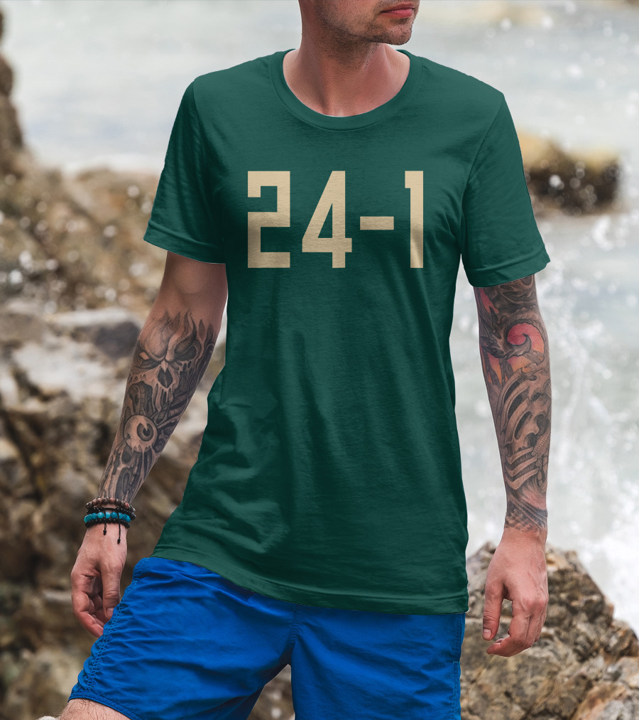 Bucks 24-1 Golden Numbers T-Shirt