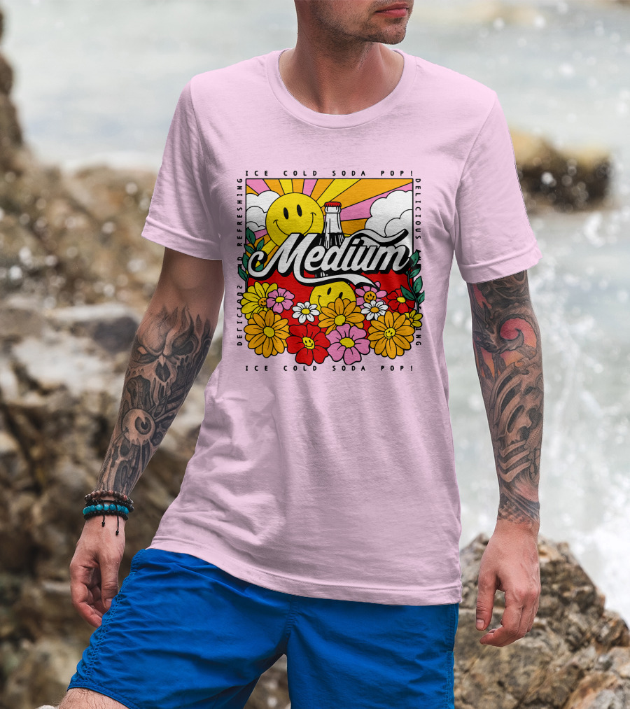 Medium Ice Cold Soda Pop Delicious Refreshing T-Shirt