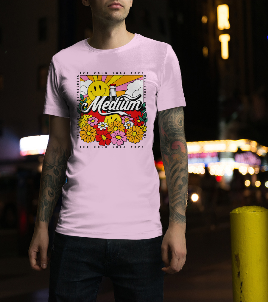 Medium Ice Cold Soda Pop Delicious Refreshing T-Shirt