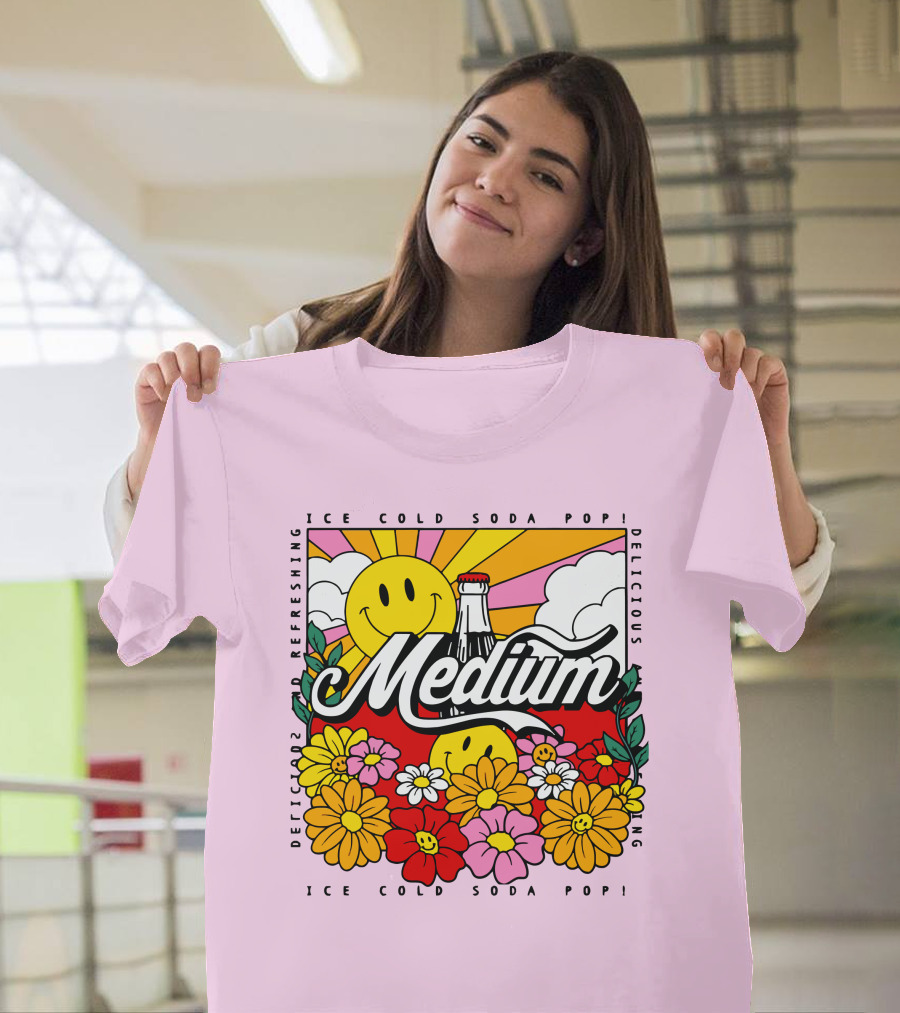 Medium Ice Cold Soda Pop Delicious Refreshing T-Shirt