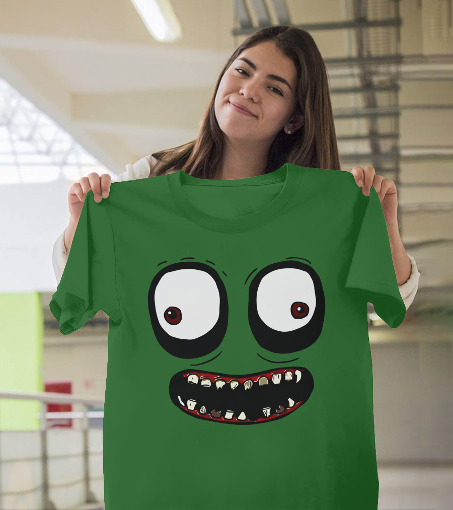 Salad Fingers Creepy Cartoon Eyes And Teeth Merch T-Shirt