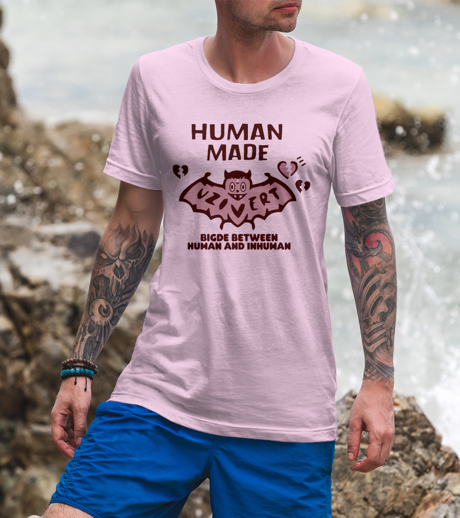 Human Made Lil Uzi Vert Bigde Between Human And Inhuman T-Shirt