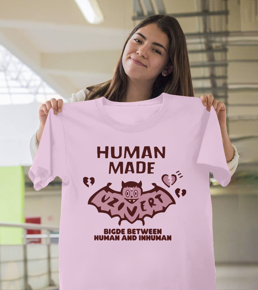 Human Made Lil Uzi Vert Bigde Between Human And Inhuman T-Shirt