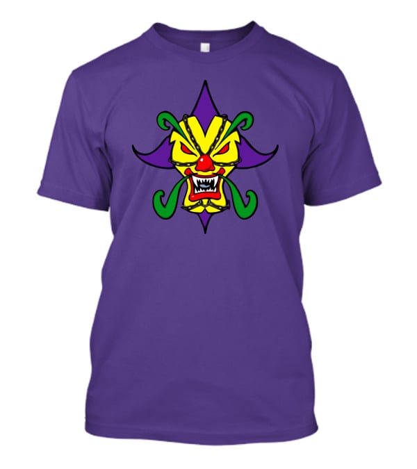 Psychopathic Merch Missing Link Found Joker's Card Mask Face Psychopathic Records Juggalo Merchandise T-Shirt