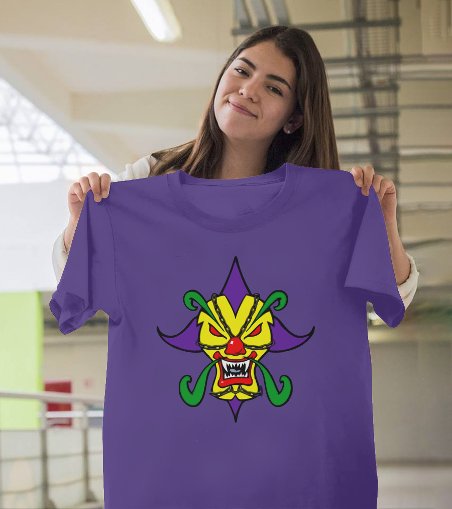 Psychopathic Merch Missing Link Found Joker's Card Mask Face Psychopathic Records Juggalo Merchandise T-Shirt