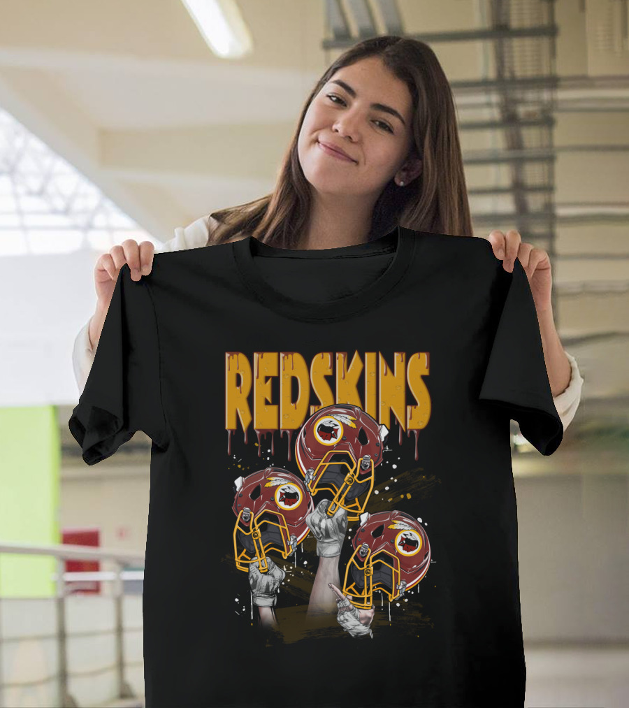 Redskins Football Helmets Elevated By Fans T-Shirt