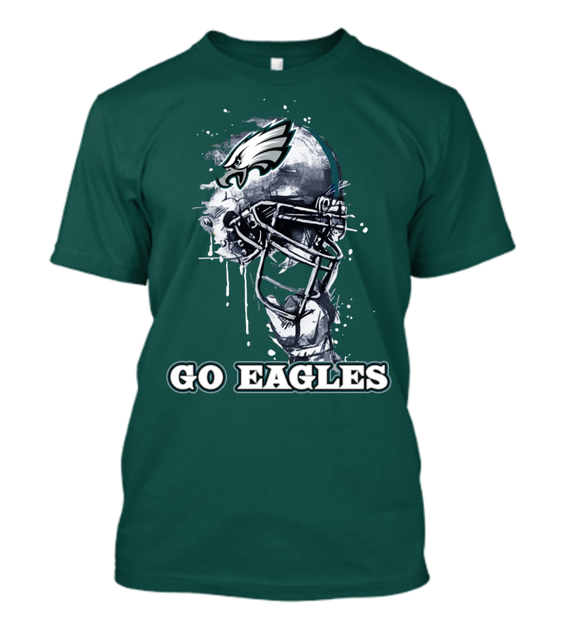 Philadelphia Eagles Helmet Go Eagles T-Shirt