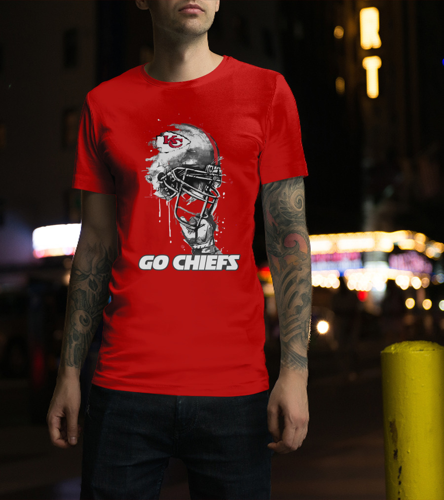 Go Chiefs Kc Helmet T-Shirt
