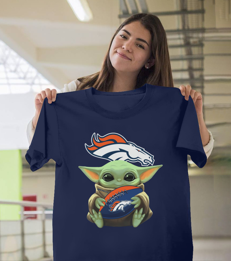 Broncos Baby Yoda T-Shirt