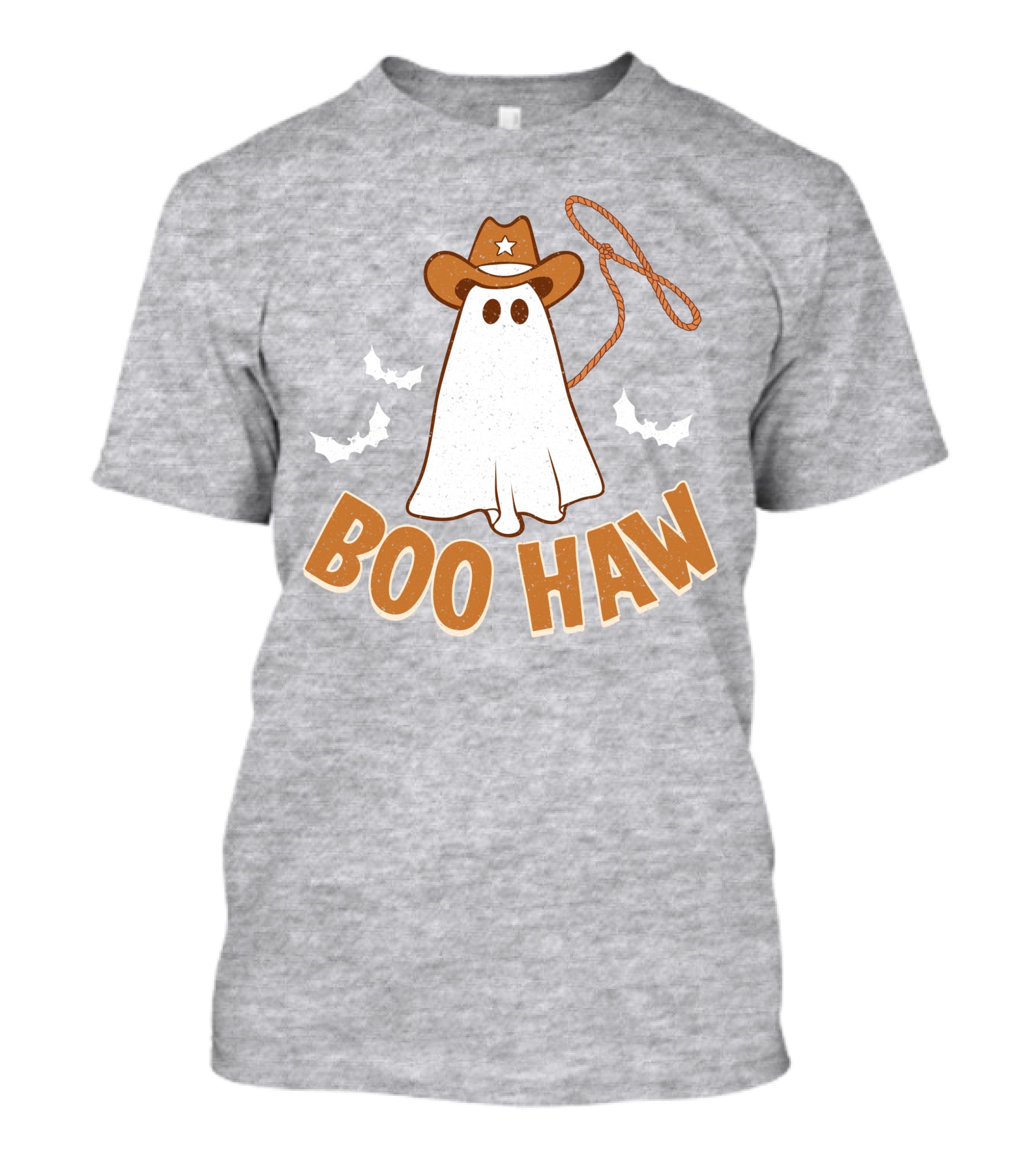 Boo Haw Western Ghost Cowboy Halloween T-Shirt