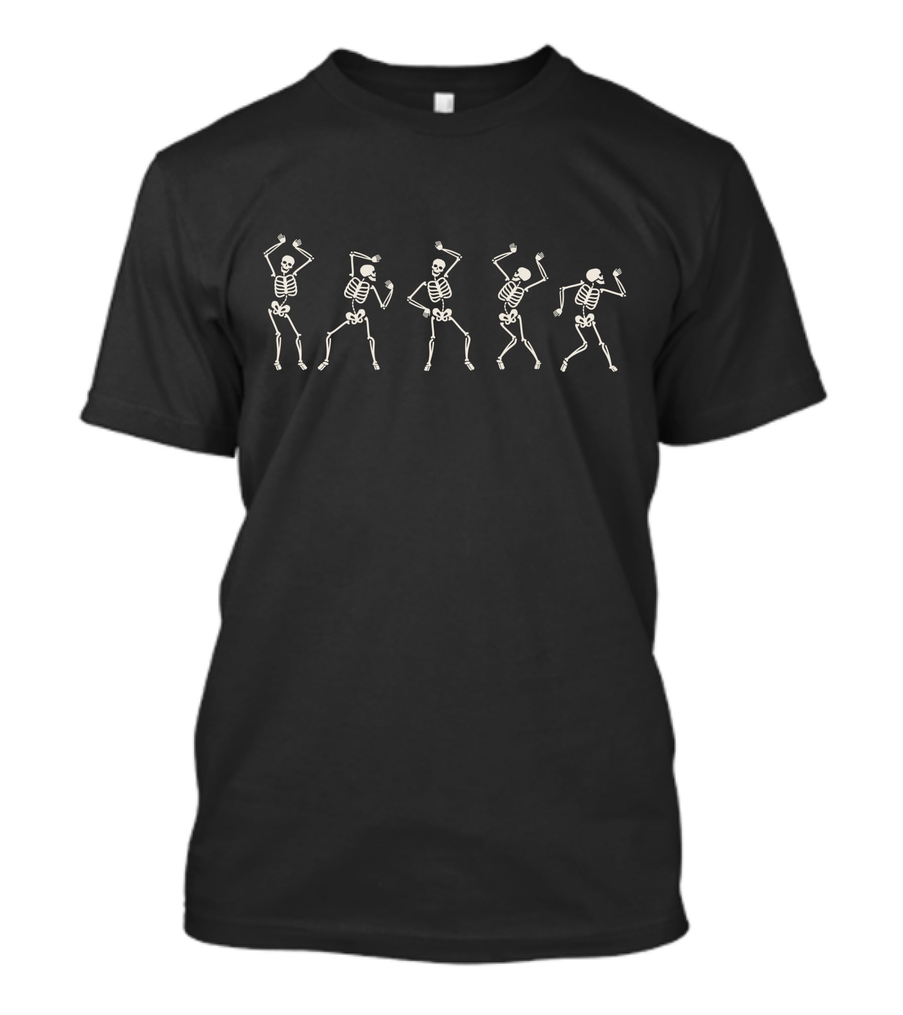 Dancing Skeleton Party Moves With Five Groovy Skeletons T-Shirt