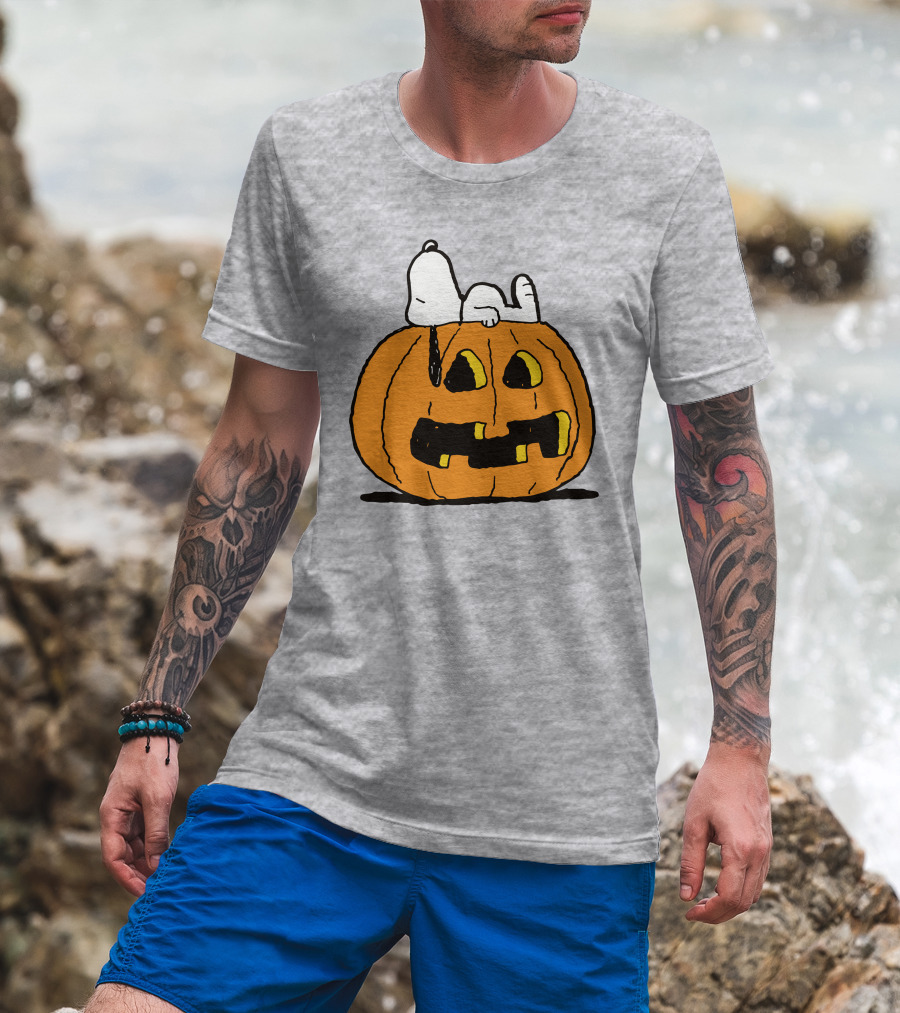 Snoopy Halloween Pumpkin Peanuts T-Shirt