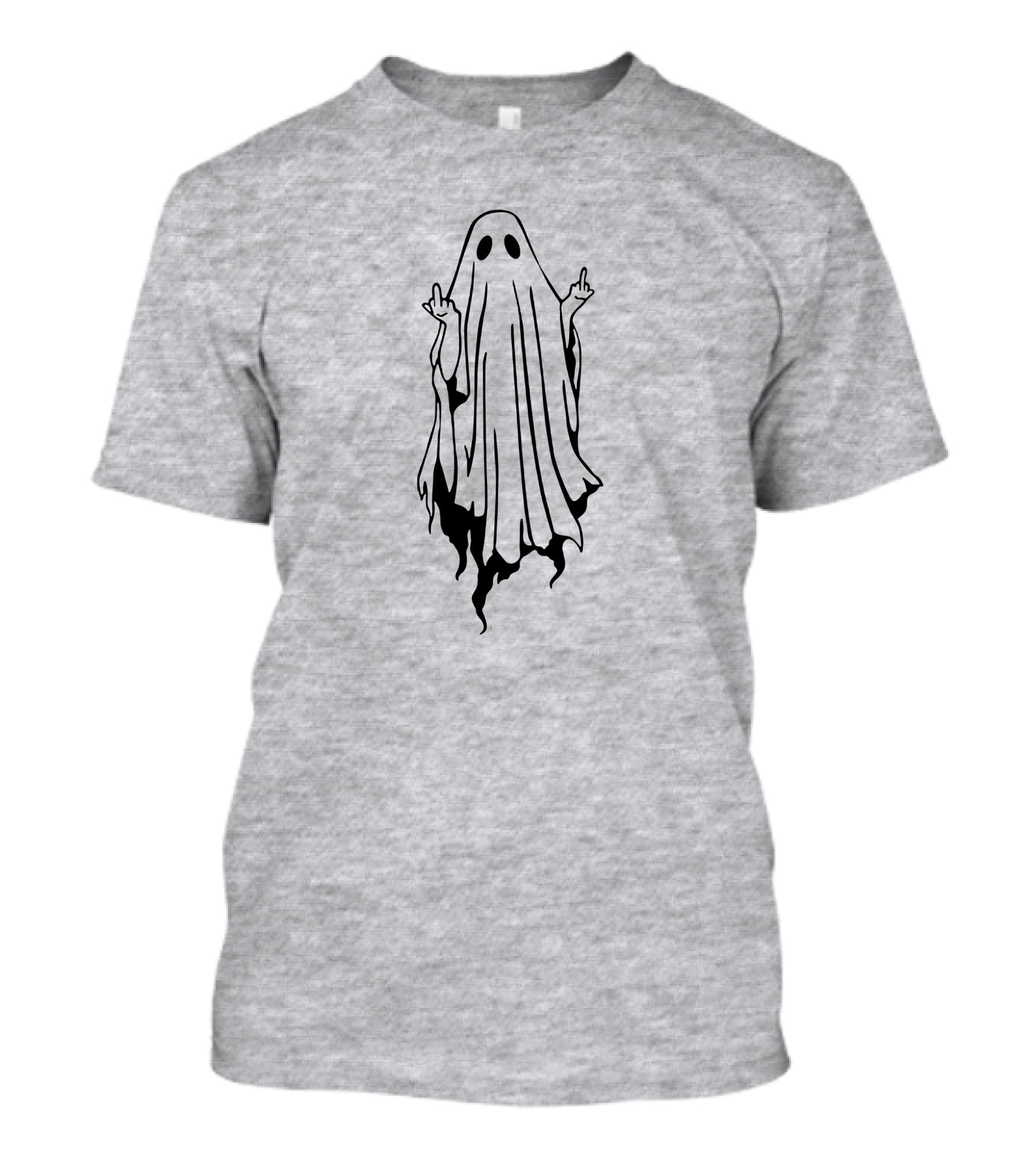 Middle Finger Ghost Gesture T-Shirt