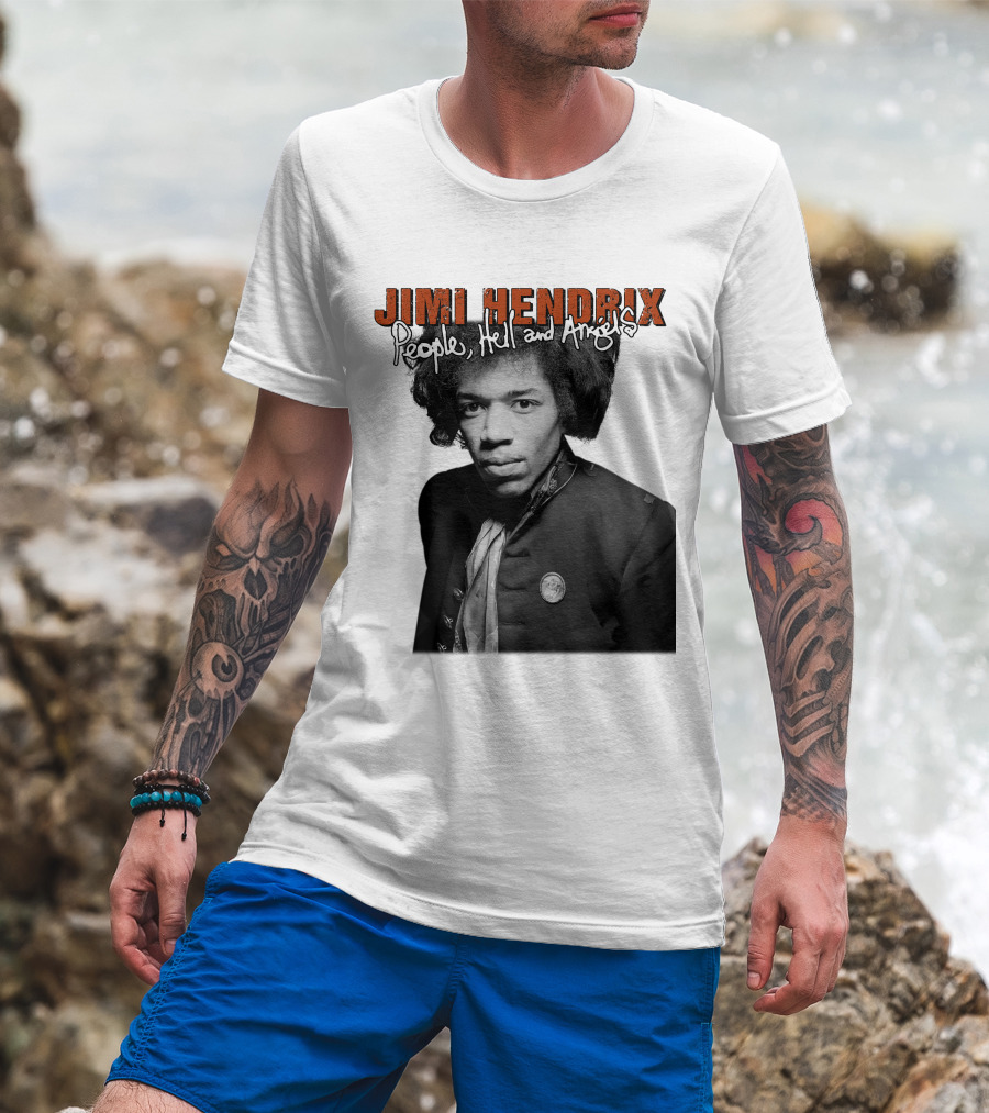 Jimi Hendrix People, Hell And Angels T-Shirt