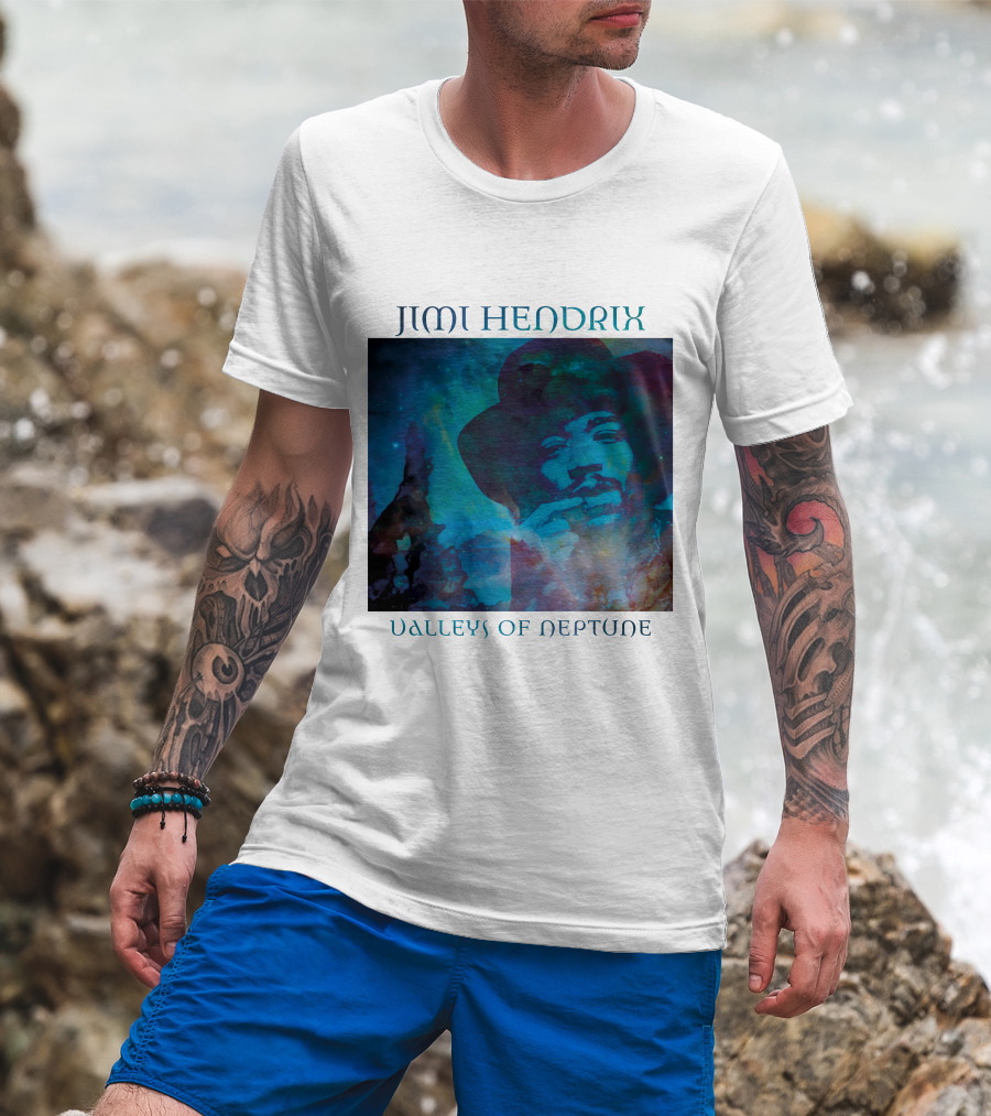 Jimi Hendrix Valleys Of Neptune Album T-Shirt