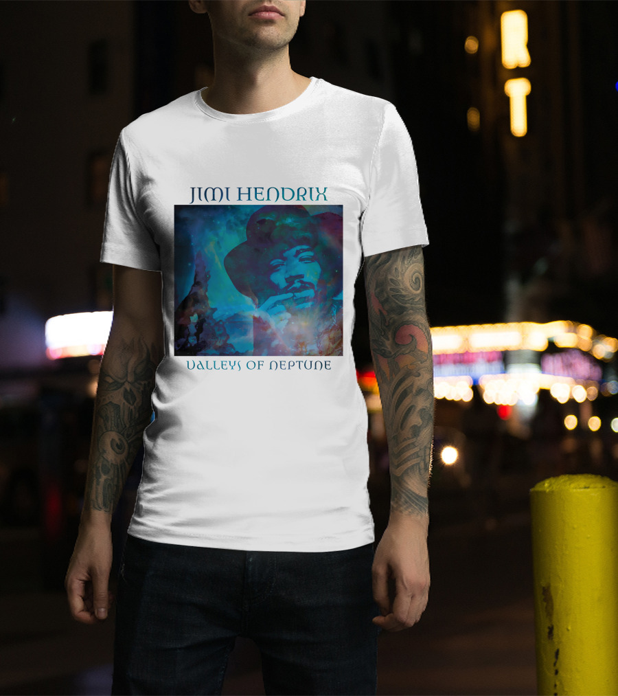Jimi Hendrix Valleys Of Neptune Album T-Shirt