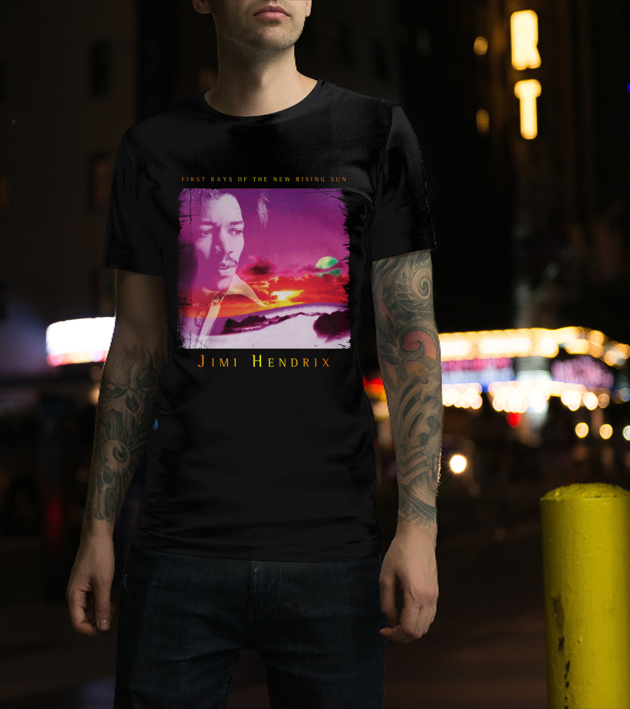 Jimi Hendrix First Rays Of The New Rising Sun Sunset T-Shirt