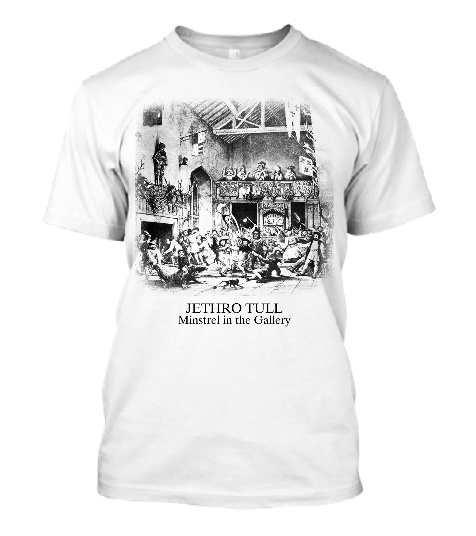 Jethro Tull Minstrel In The Gallery Classic Album Cover T-Shirt