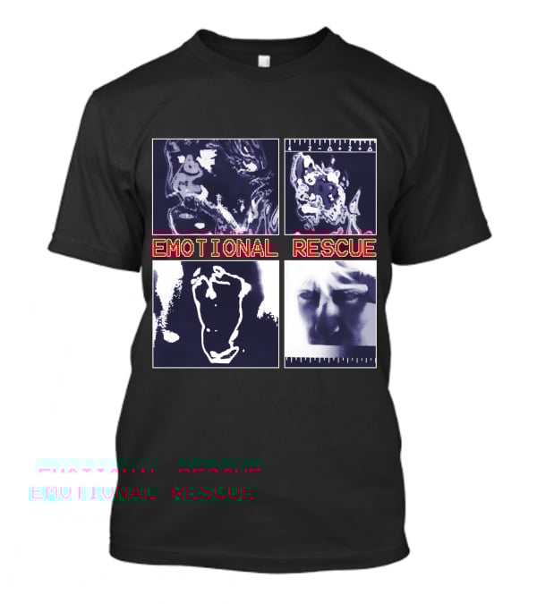 Emotional Rescue Album Cover Art Quadrants T-Shirt