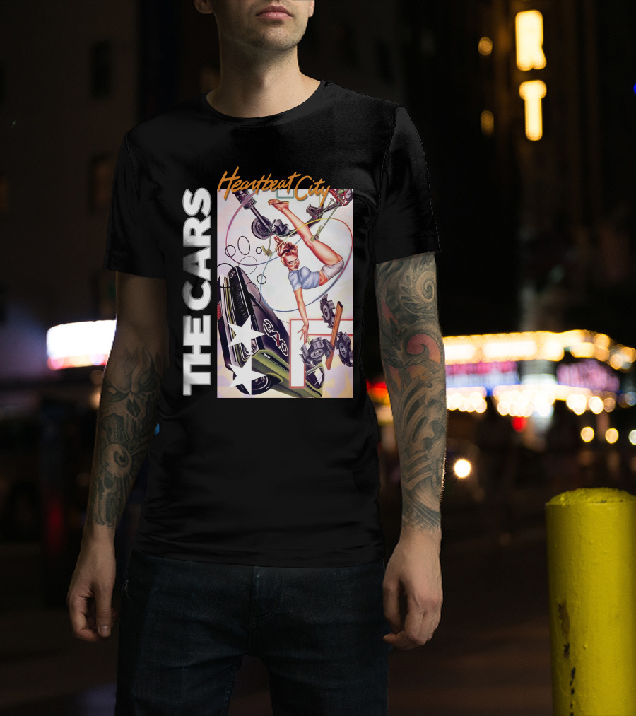 The Cars Heartbeat City 340 Retro T-Shirt