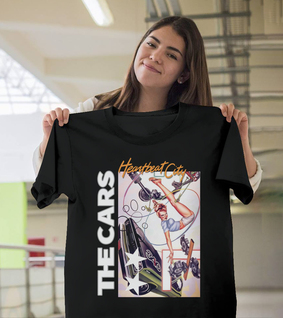The Cars Heartbeat City 340 Retro T-Shirt