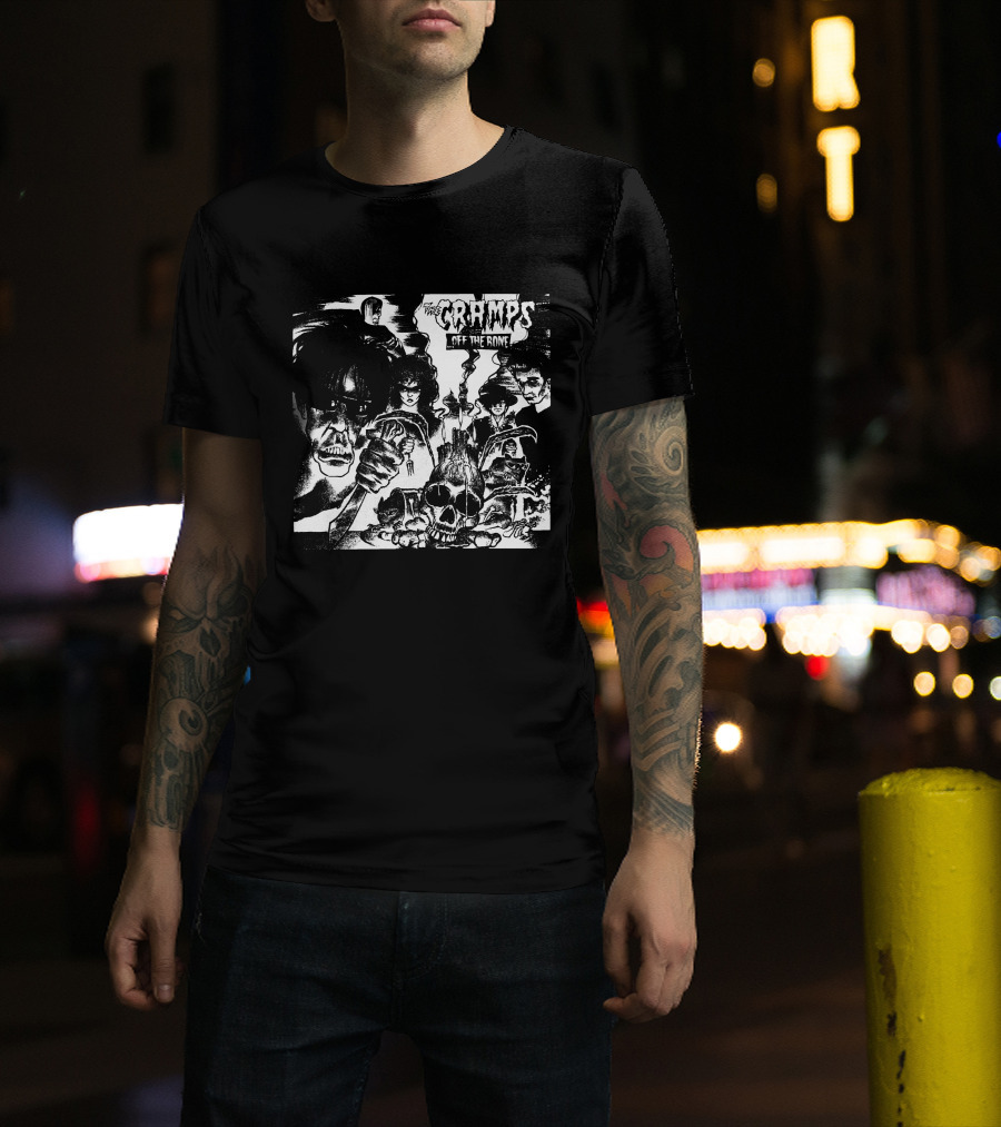 The Cramps Off The Bone Horror Comic T-Shirt