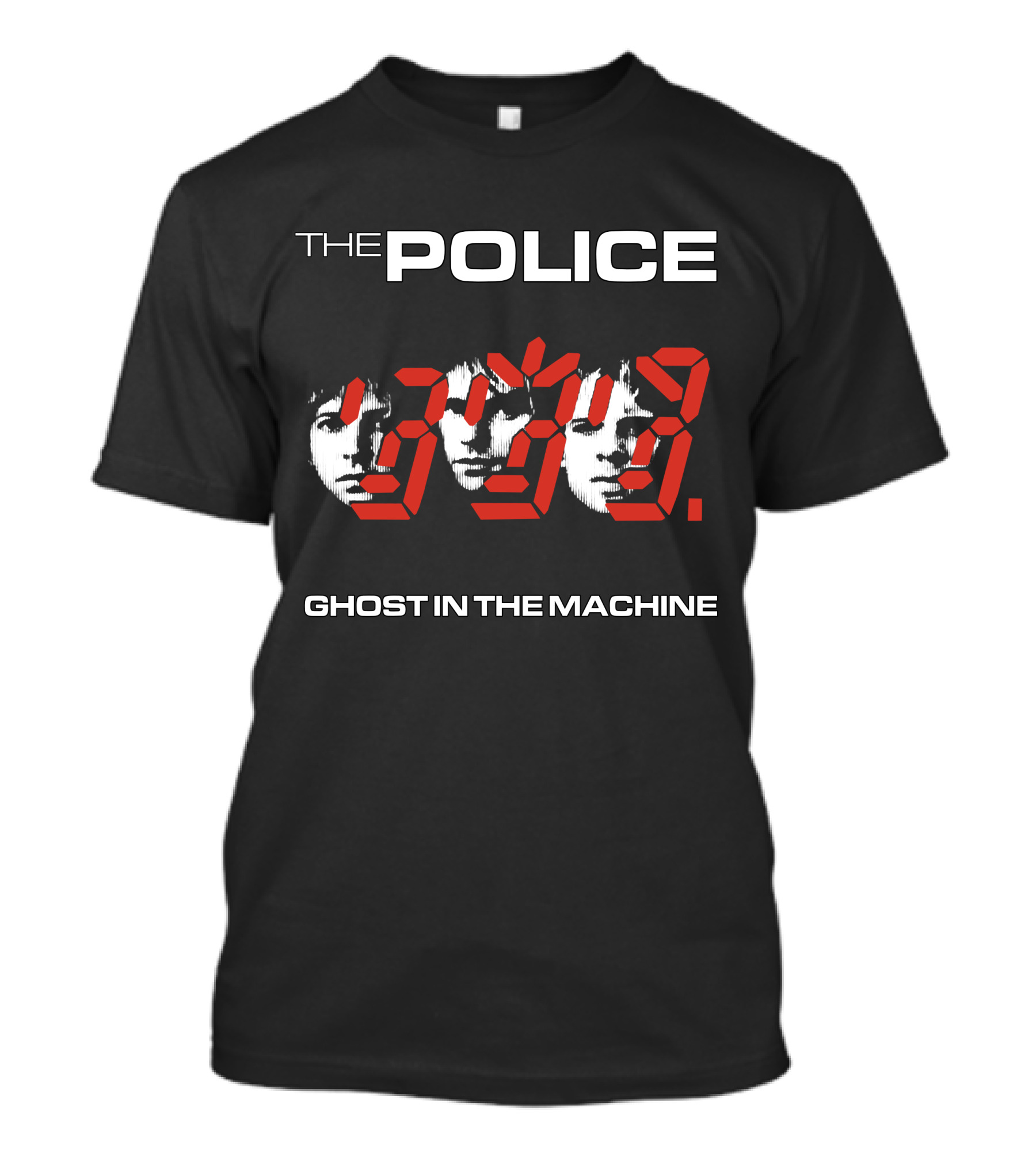 The Police Ghost IN The Machine 1981 Album T-Shirt
