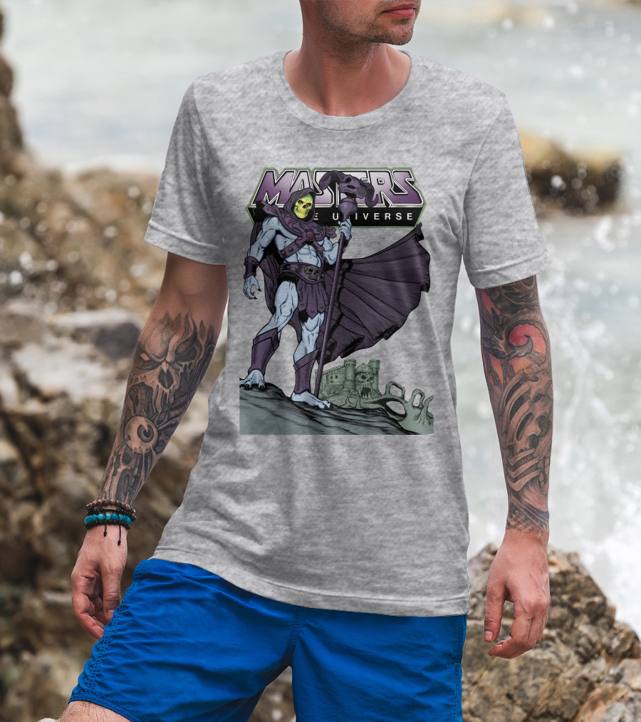 Masters Of The Universe Skeletor With Castle Grayskull T-Shirt