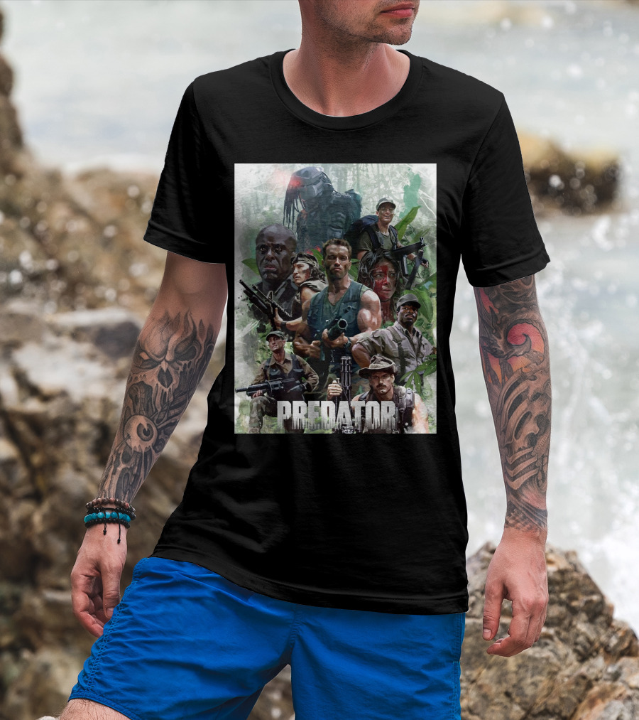 Predator Movie Characters T-Shirt