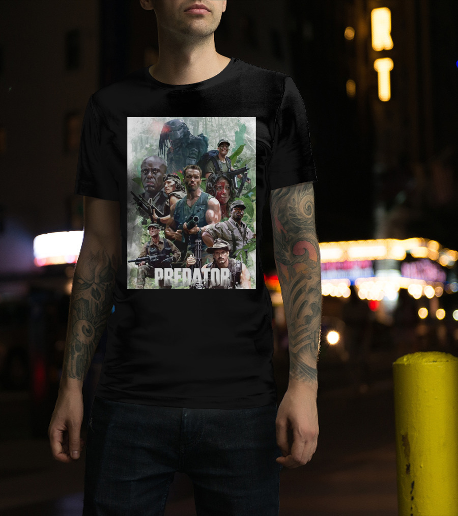 Predator Movie Characters T-Shirt
