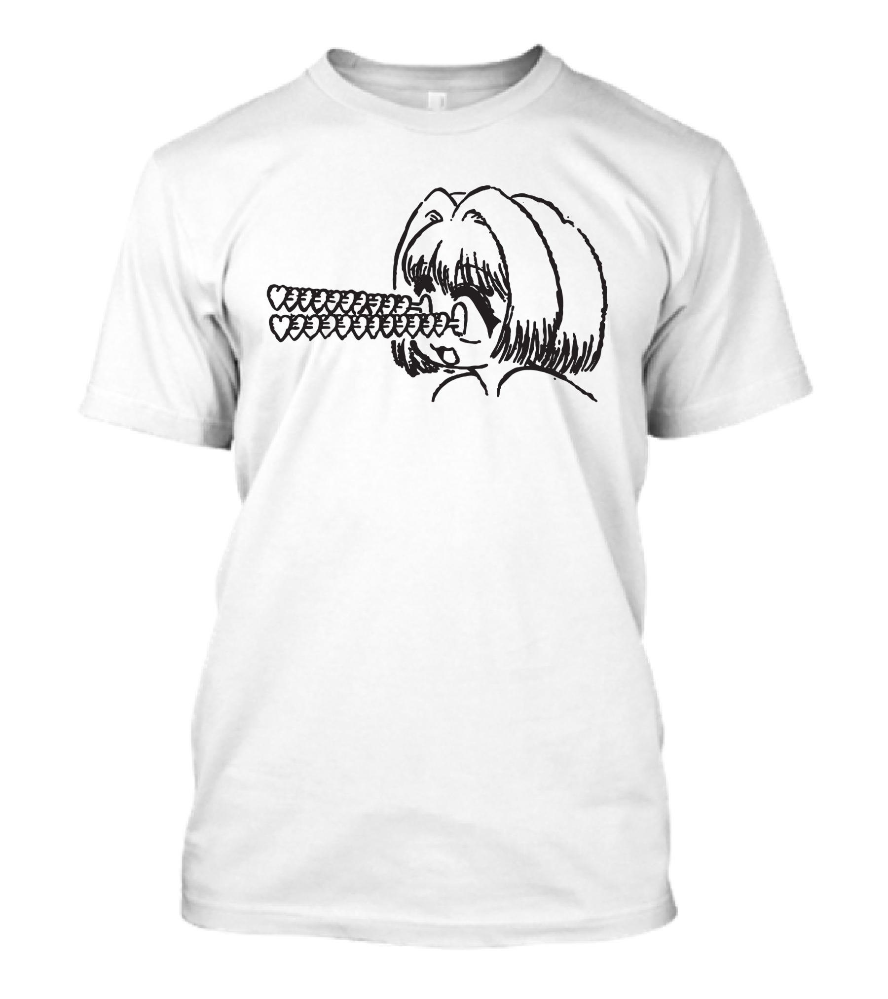 Full Heart Ichigo Chan Grit Anime Eyes T-Shirt