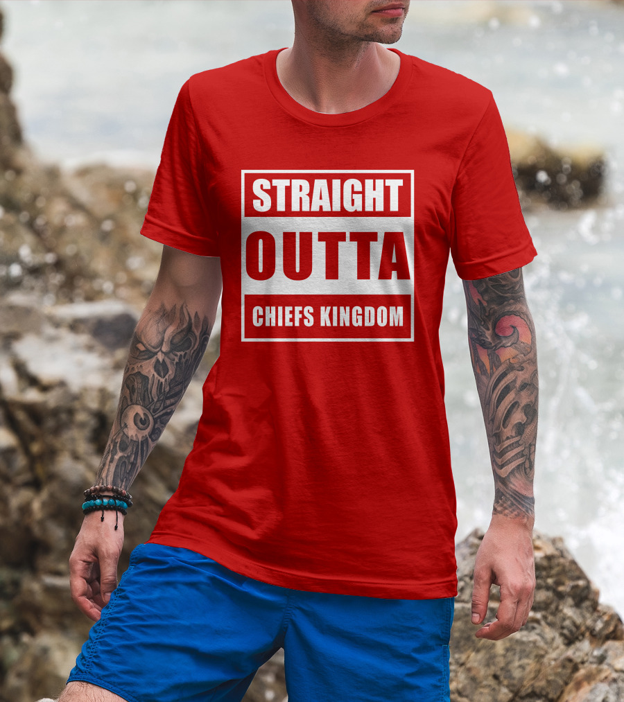 Straight Outta Chiefs Kingdom Red Friday Fan T-Shirt