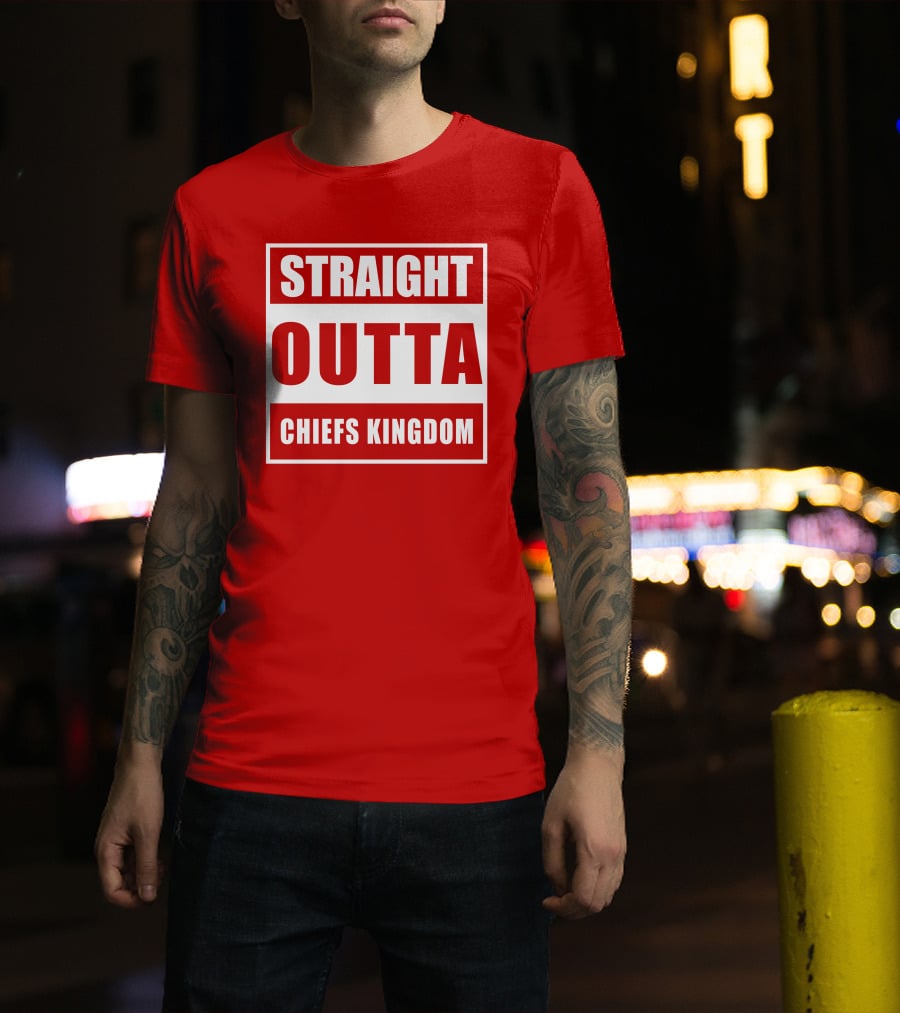 Straight Outta Chiefs Kingdom Red Friday Fan T-Shirt