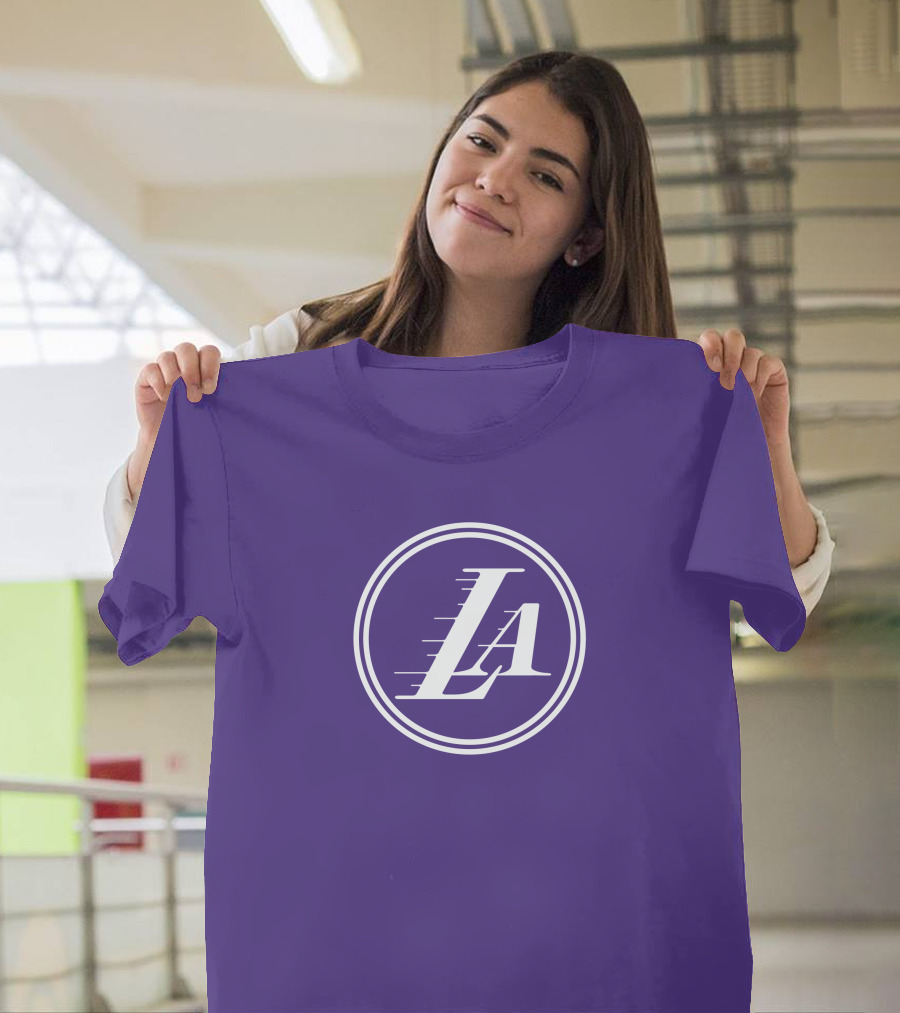 Anthony Davis Los Angeles Lakers LA Circle T-Shirt