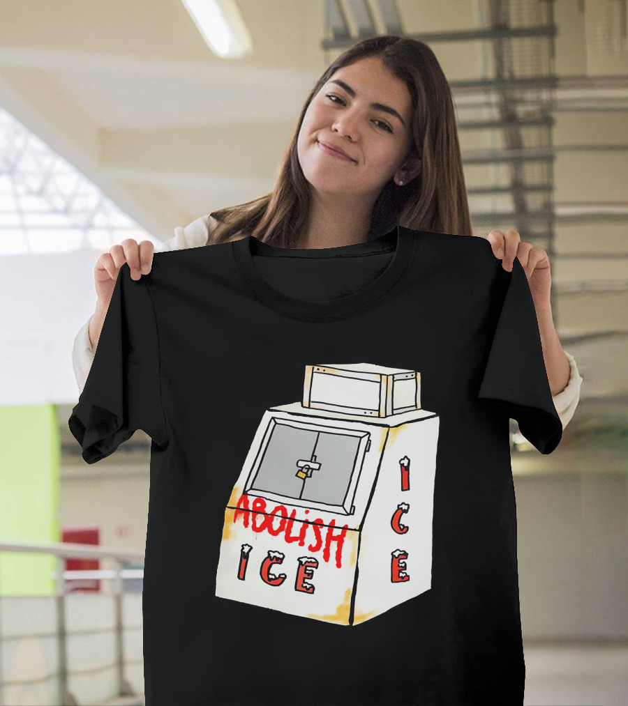 Abolish Ice Aoc Merch Ice Vending Machine T-Shirt