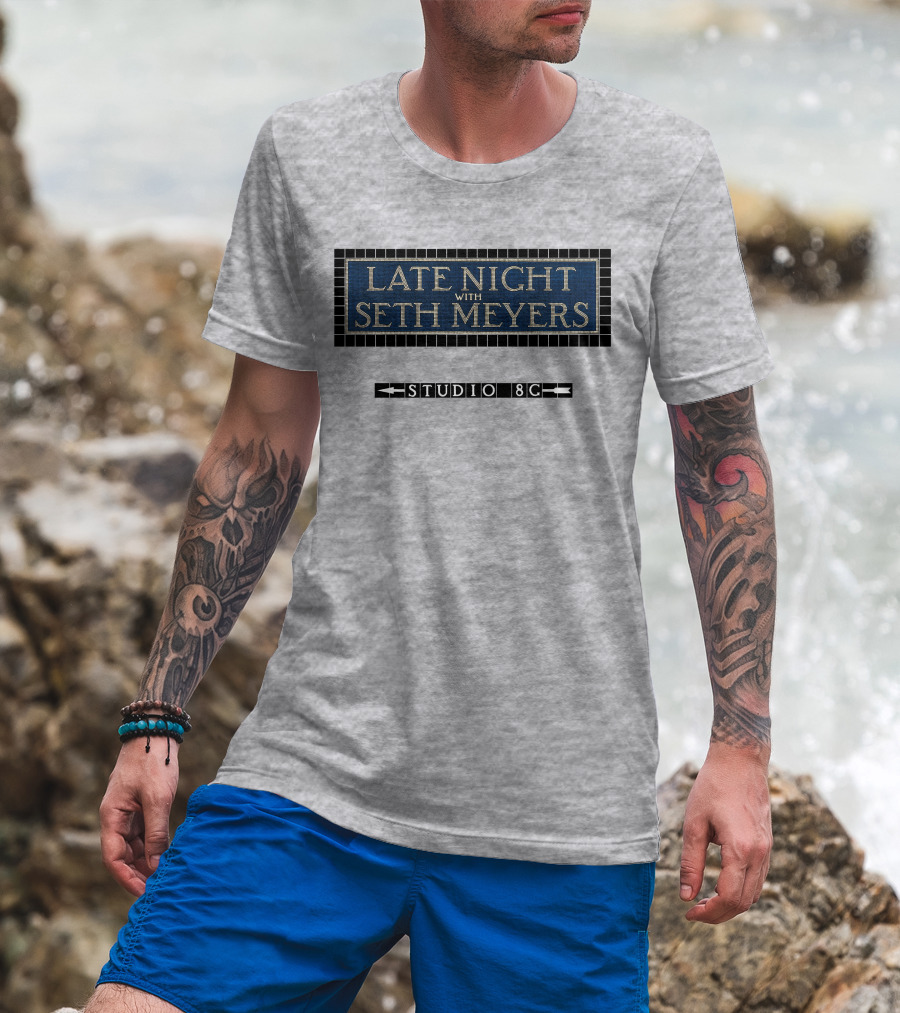 Late Night With Seth Meyers Studio 8G Subway T-Shirt