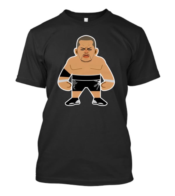 Tomohiro Ishii SD Character Cartoon Wrestler T-Shirt