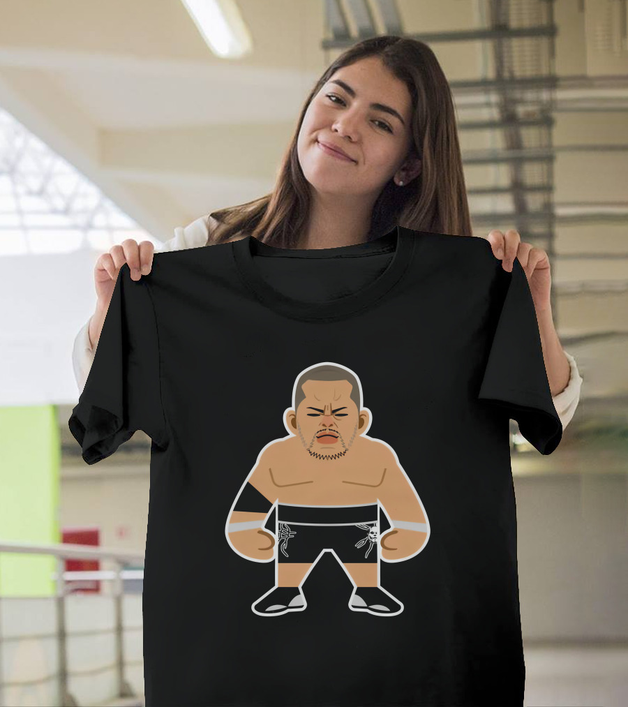 Tomohiro Ishii SD Character Cartoon Wrestler T-Shirt