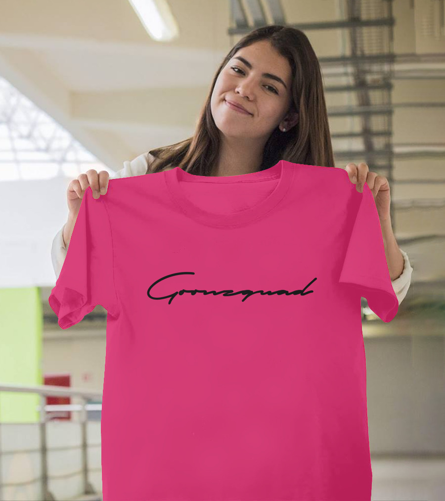 Cursive Goonzquad Red Lettering T-Shirt