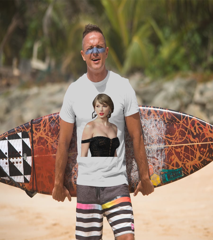 Taylor Swift Black Dress Elegant Look T-Shirt