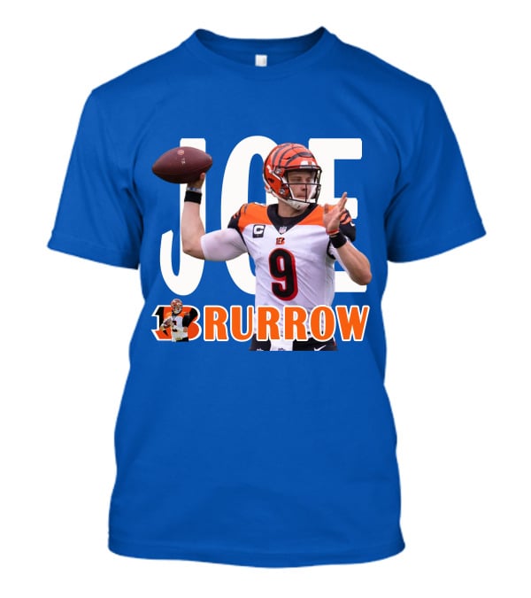 JOE BURROW Bengals Quarterback NFL Football T-Shirt