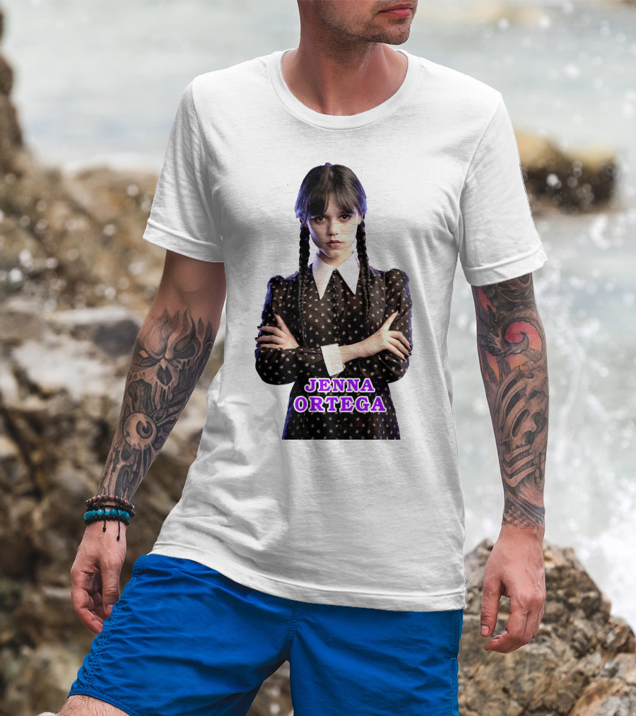 Jenna Ortega Iconic Braided T-Shirt