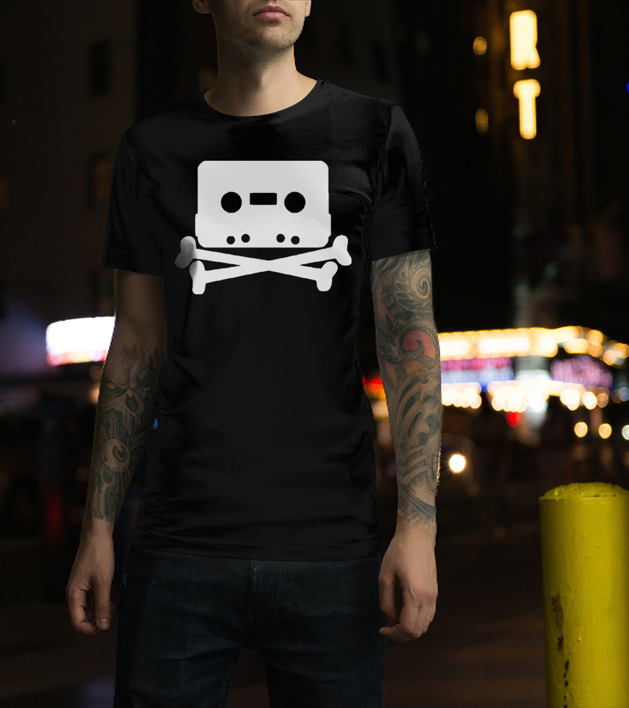 Fettes Brot Germany Rapper Cassette Tape Crossbones T-Shirt