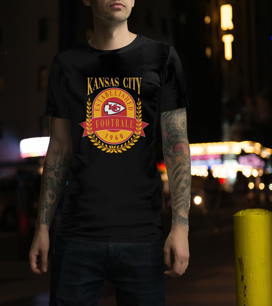 Kansas City Chiefs Established Football 1960 T-Shirt