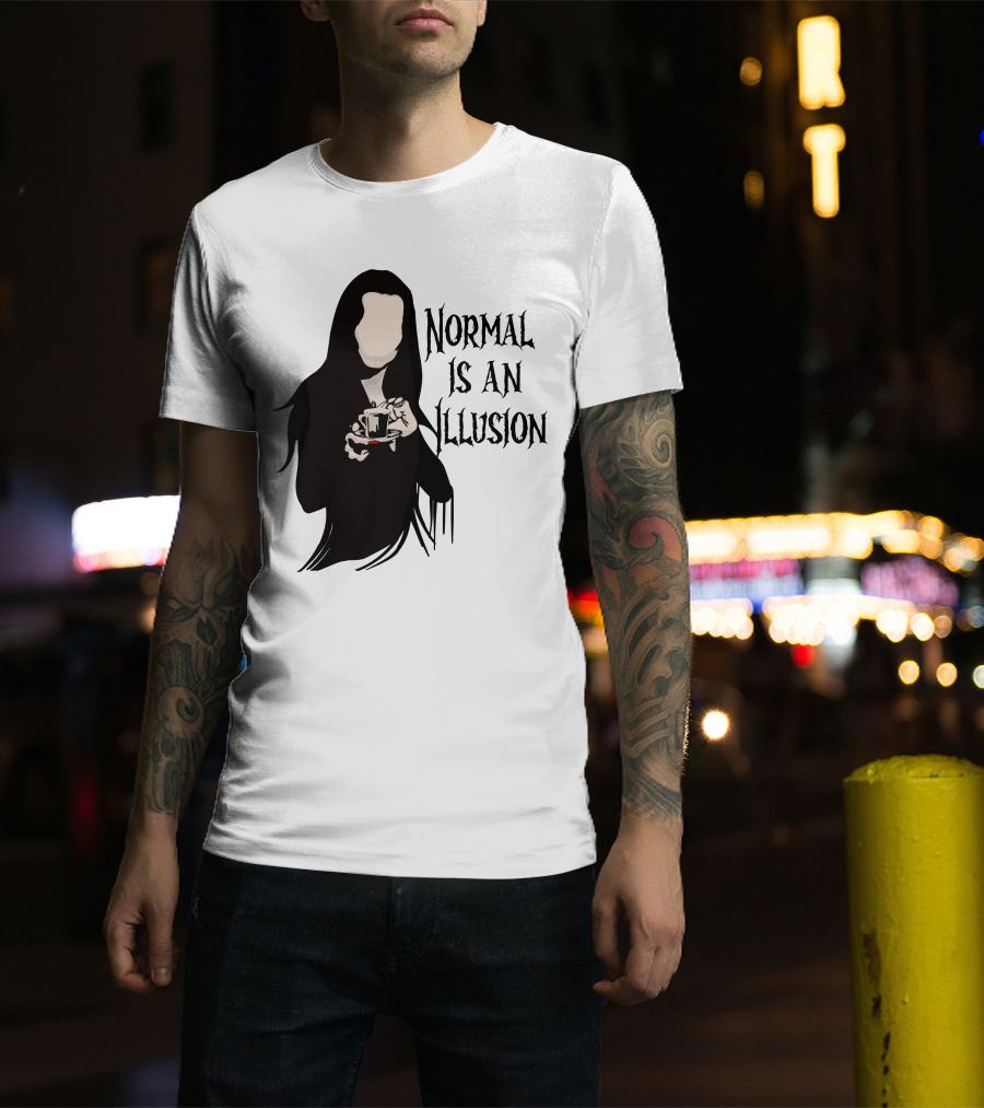 Wednesday Addams Normal Is An Illusion T-Shirt