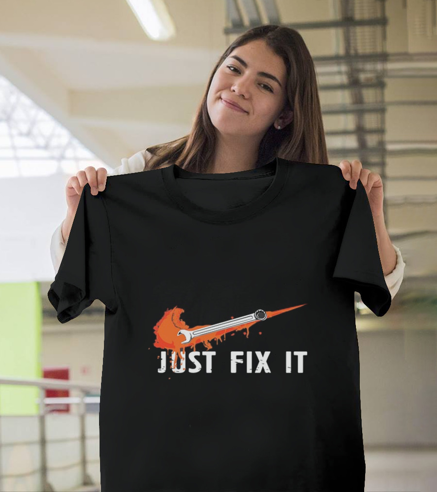 JUST FIX IT Wrench Splash T-Shirt
