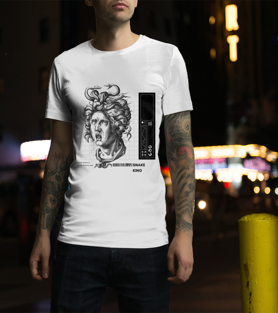Medusa Snake King T-Shirt
