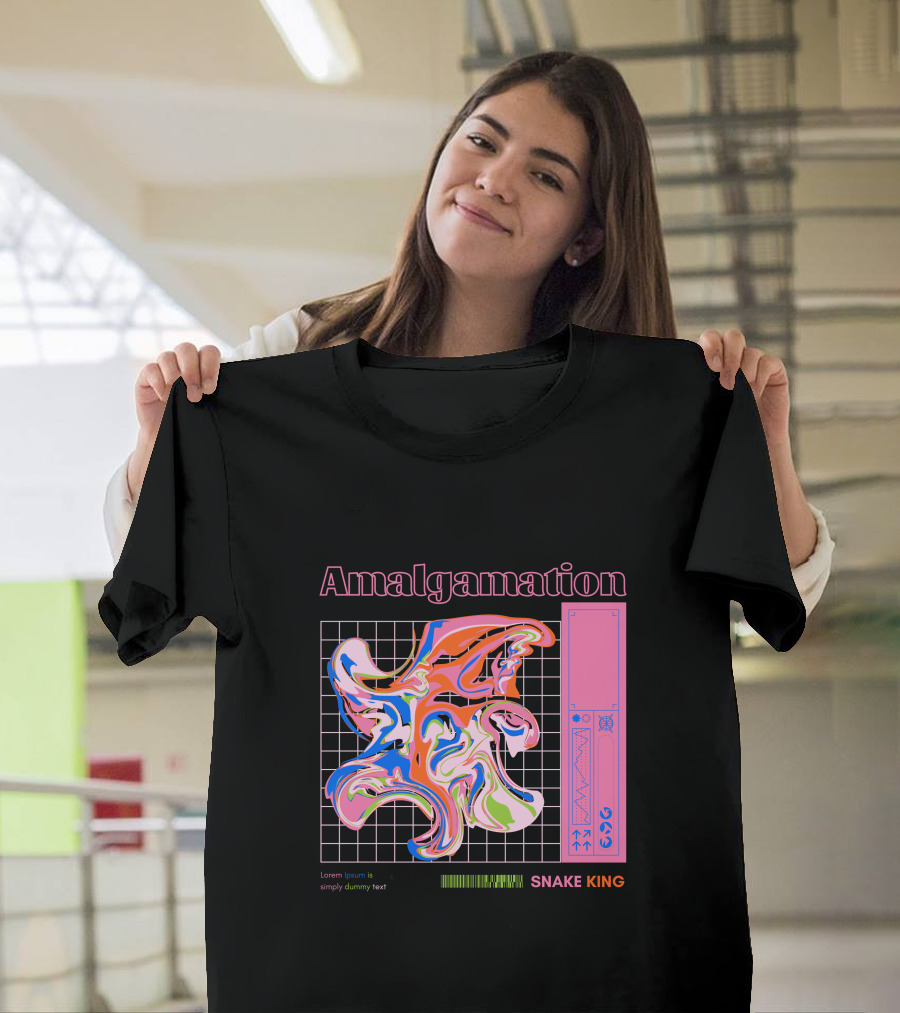 Amalgamation Snake King Distortion T-Shirt