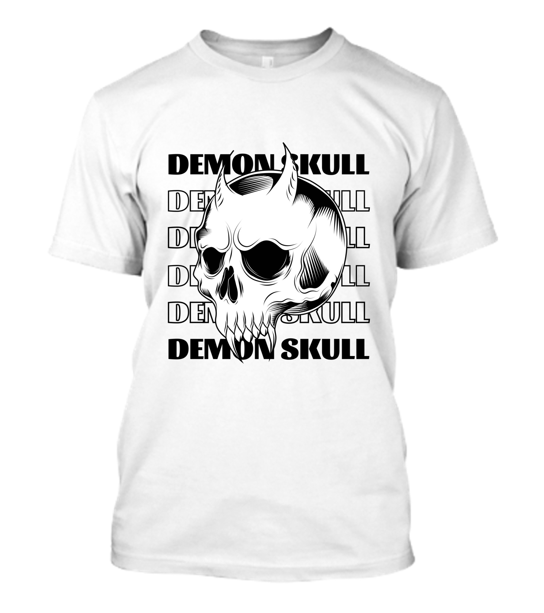 Demon Skull Demon Skull Demon Skull Demon Skull Demon Skull T-Shirt